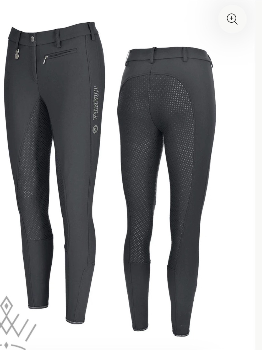 Pikeur Lucinda Grip Full Seat Breeches Navy Size 30L/ 85 | Silicone Grip NWT - Picture 5 of 6